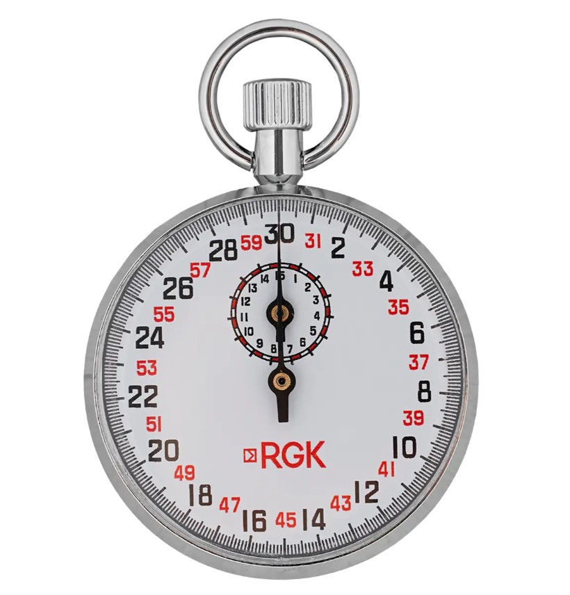 Секундомер механический RGK SWM-1A3 с поверкой