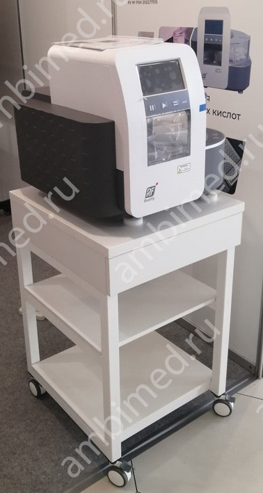 Усиленный лабораторный стол (нагрузка более 220 кг) на колёсиках