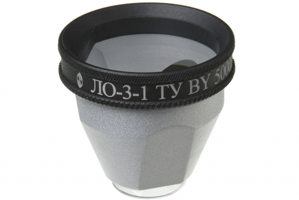 Линза офтальмологическая трехзеркальная ЛО-3 (Гольдмана) Линза офтальмологическая трехзеркальная ЛО-3 (Гольдмана)