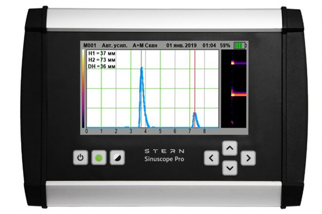 Прибор для быстрой ультразвуковой диагностики носовых и лобных пазух "Stern Sinuscope" Pro