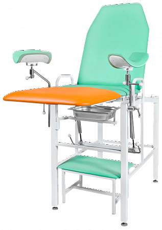 кресло гинекологическое кгфв 02в с фиксированной высотой, со встроенной ступенькой фото