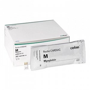 Набор тест-полосок для определения концентрации миоглобина CARDIAC M MYOGLOBIN ROCHE, Германия