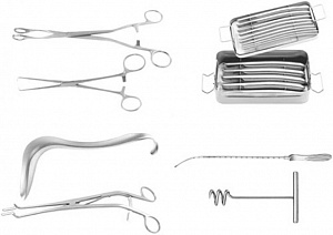 Набор инструментов для экстренной акушерско-гинекологической помощи