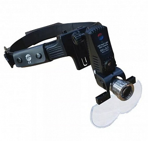 Налобный осветитель KS-07 с видеокамерой FULLHD, лупа 5x, Medikor, Южная Корея