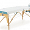 массажный стол складной деревянный jf-ay01 (pw2.20.11a) 2-х секционный фото
