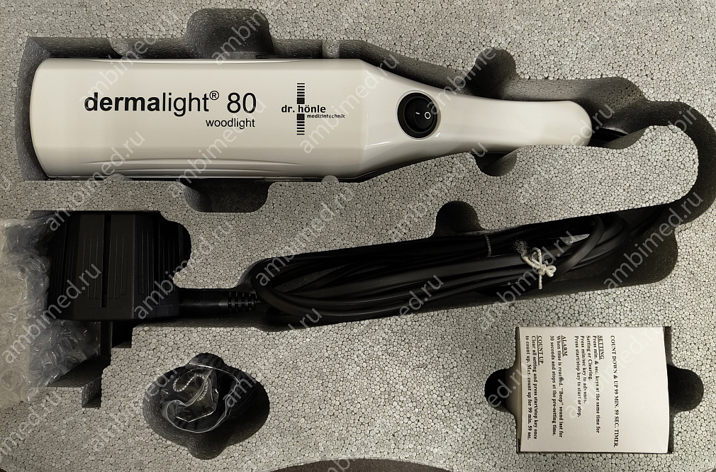 лампа вуда dermalight 80 для диагностики (dr. hoenle) фото