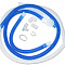 контур дыхательный ассомедика 22м/1,6м, взрослый, конфигурируемый, 1 влагосборник фото