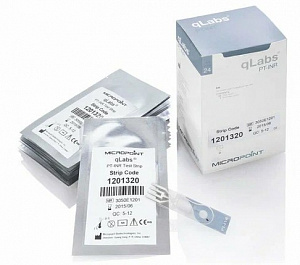 Тест-полоска qlabs® PT-INR TEST STRIP 24 шт/упаковка, Китай