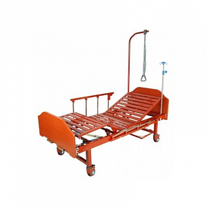 Кровать механическая Е-8 (MM-18ПЛН) (2 функции)  с полкой и столиком
