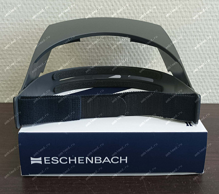 лупа налобная бинокулярная eschenbach labocomfort, 74,5x28 мм, 1,7x (2,5 дптр) фото