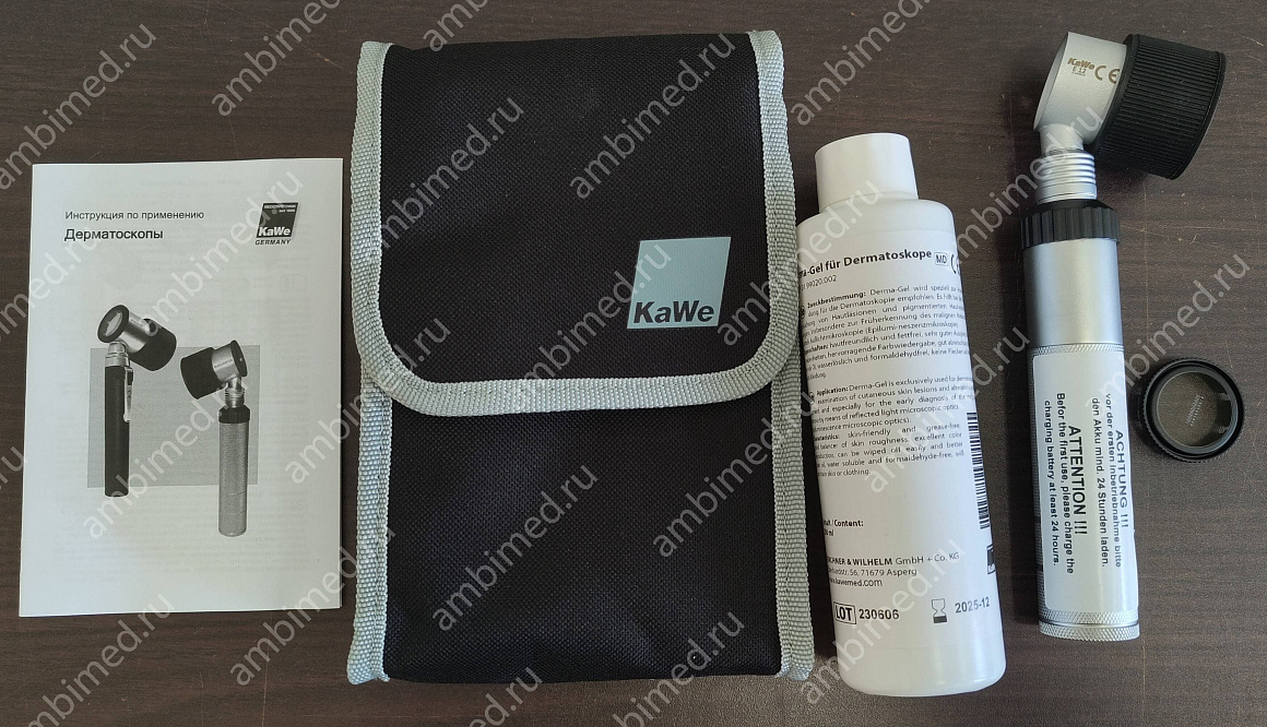 дерматоскоп kawe eurolight d30 3,5 в - евролайт 3,5 в с led лампой фото