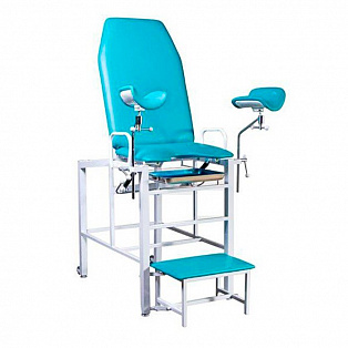 Кресло гинекологическое КГФВ 01гв с фиксированной высотой, на газовых пружинах, со встроенной ступенькой