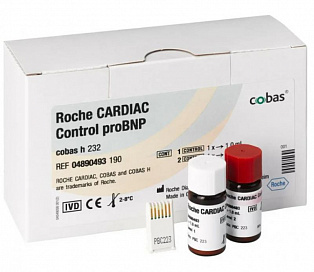 Контрольные тест-полоски для проверки прибора КОБАС H232 CARDIAC IQC ROCHE, Германия