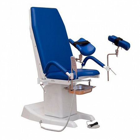 кресло гинекологическое кг-6 (ручной и ножной п/у, подколенники на электроприводе)  фото