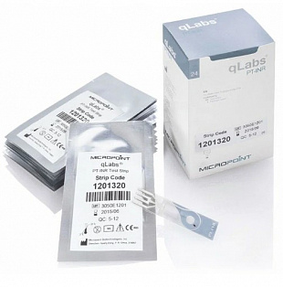 Тест-полоска qlabs® PT-INR TEST STRIP 48 шт/упаковка, Китай
